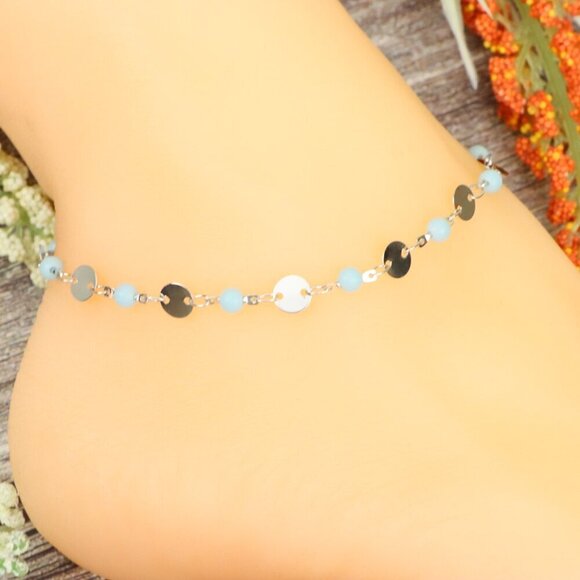 "Elegant Handmade Anklet – Delicate Jewelry for Women, MAR092030 - Picture 7 of 10